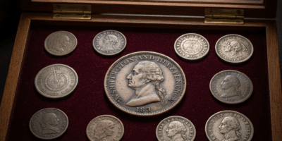 1783 Washington Coin from the Revolutionary Era