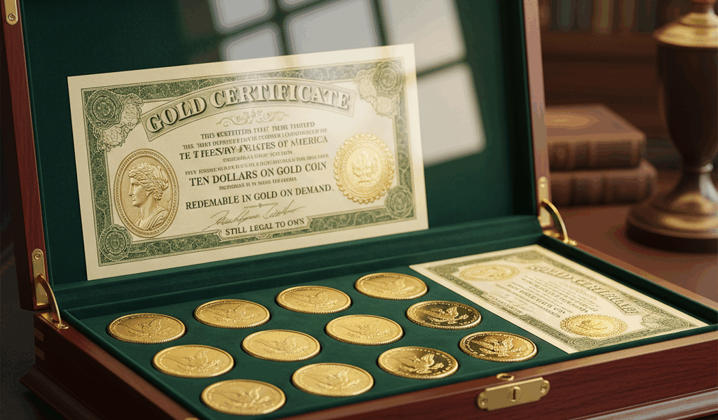 1928 Gold Certificates - Still Legal to Own