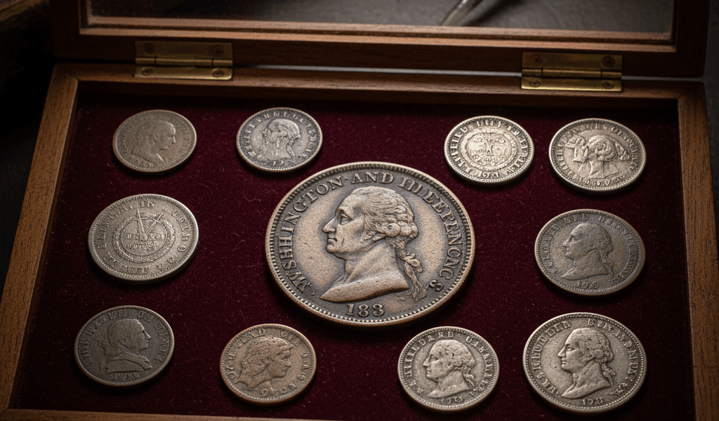 1783 Washington Coin from the Revolutionary Era