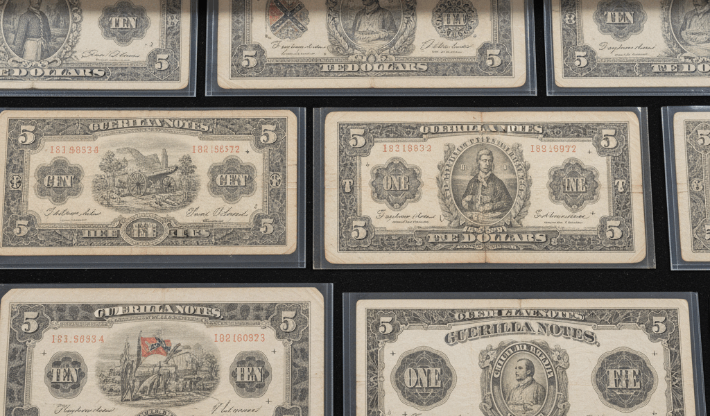 Guerilla Notes Civil War Currency