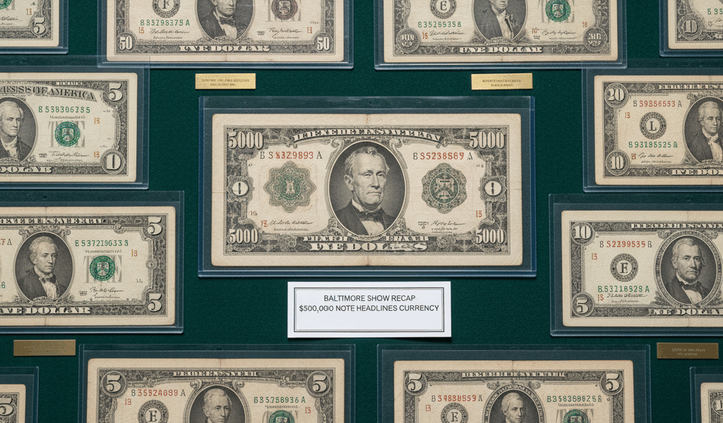 Baltimore Show Recap - 00,000 Note Headlines Currency Sales
