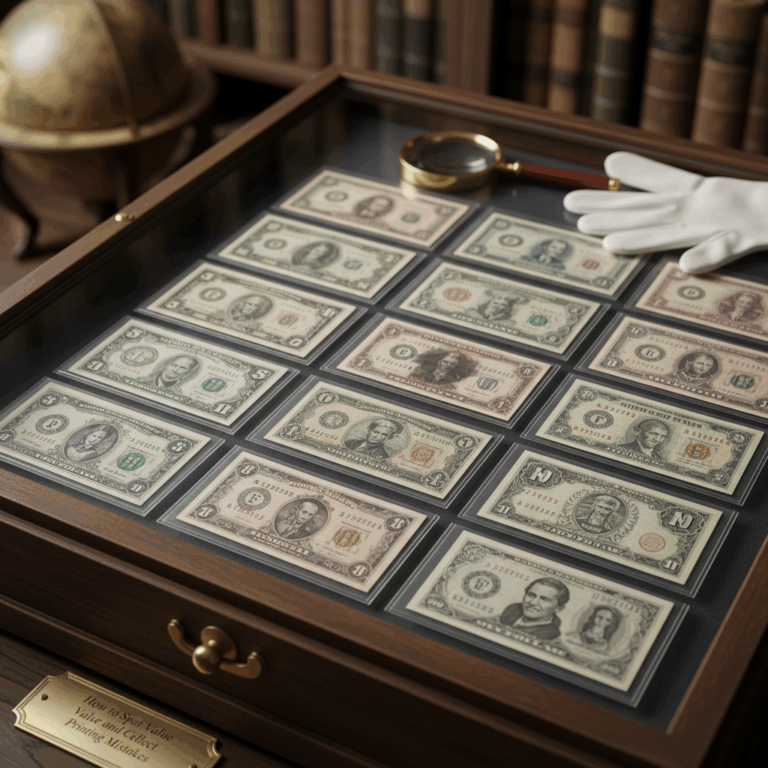 How to Spot Value and Collect Printing Mistakes for Error Notes