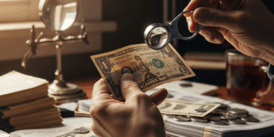 us dollar bill showing palindrome serial number collector ho 20260331 082008