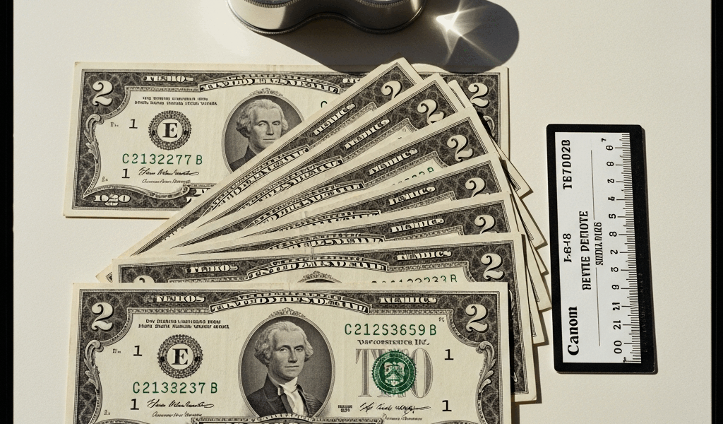 1928 Red Seal Two Dollar Bill Value by Series