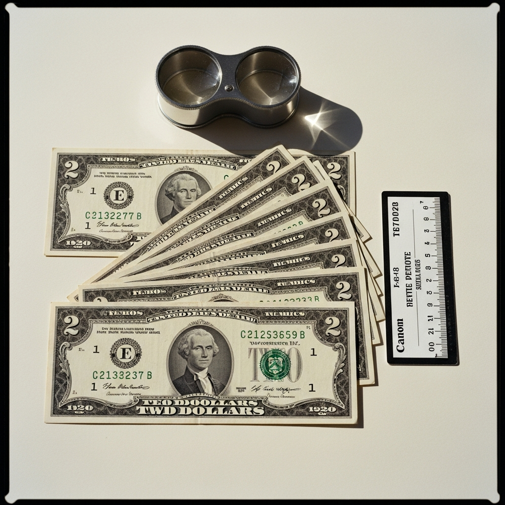 1928 Red Seal Two Dollar Bill Value by Series